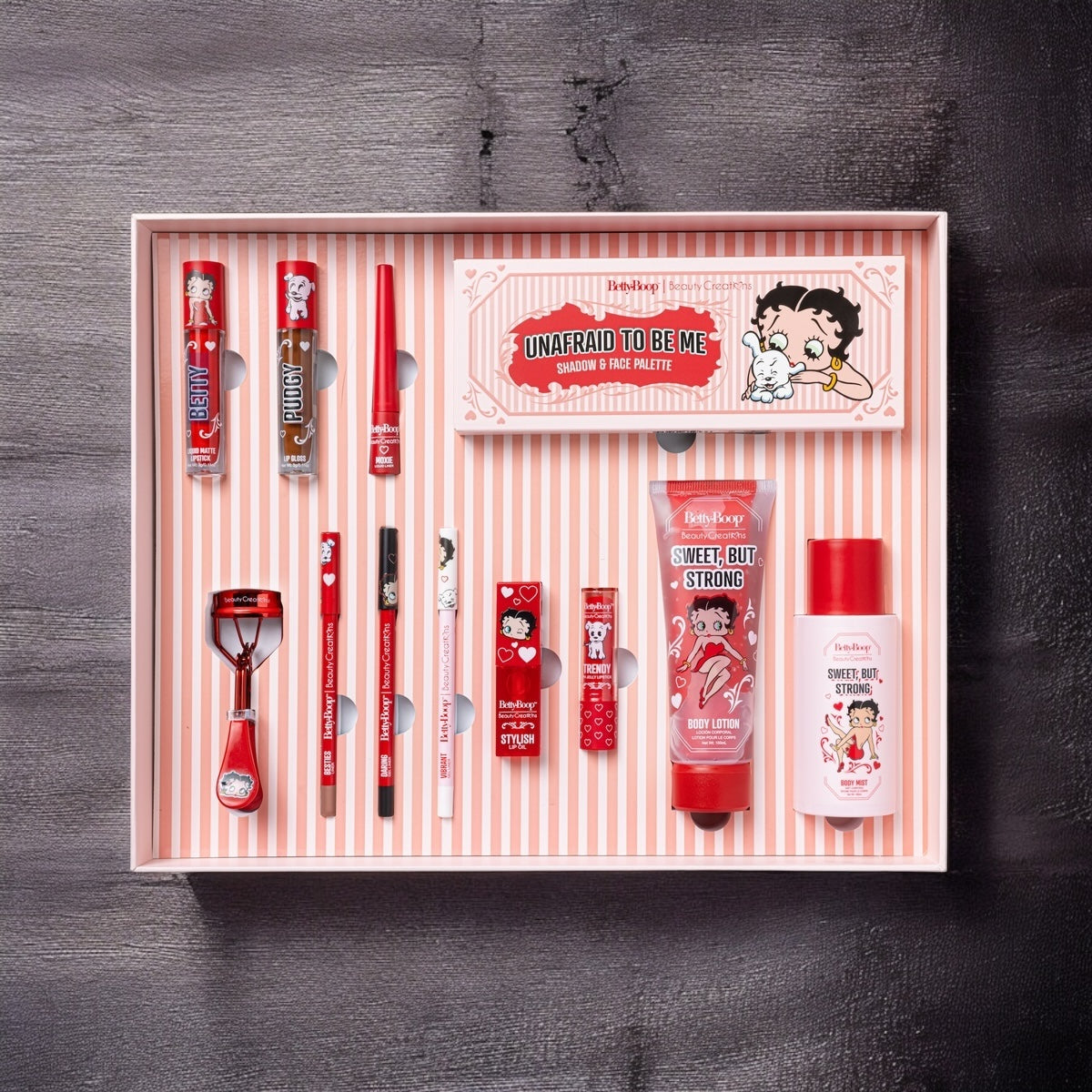 BETTY BOOP X BEAUTY CREATIONS COLLECTION SET PR