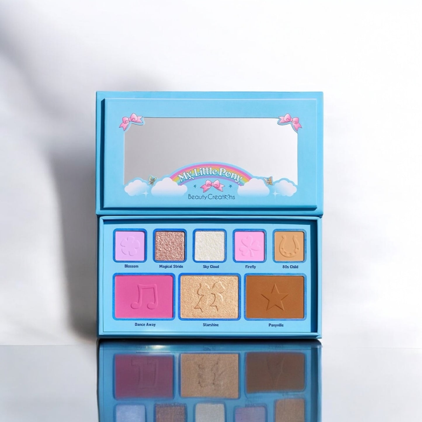 MY LITTLE PONY X BEAUTY CREATIONS LOST IN THE CLOUDS SHADOW AND FACE PALETTE