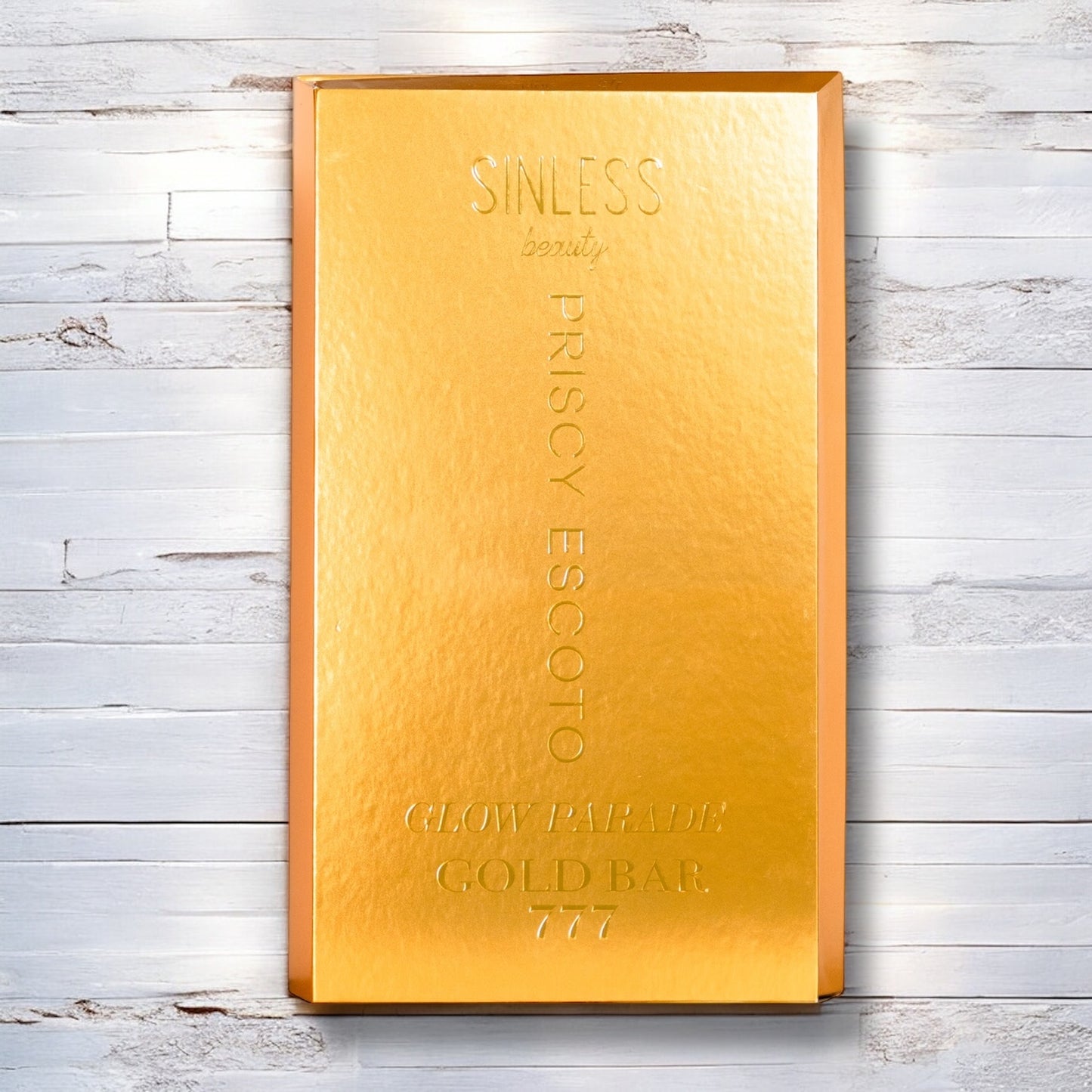 SINLESS BEAUTY GLOW PARADE PRISCY ESCOTO GOLD BAR 777