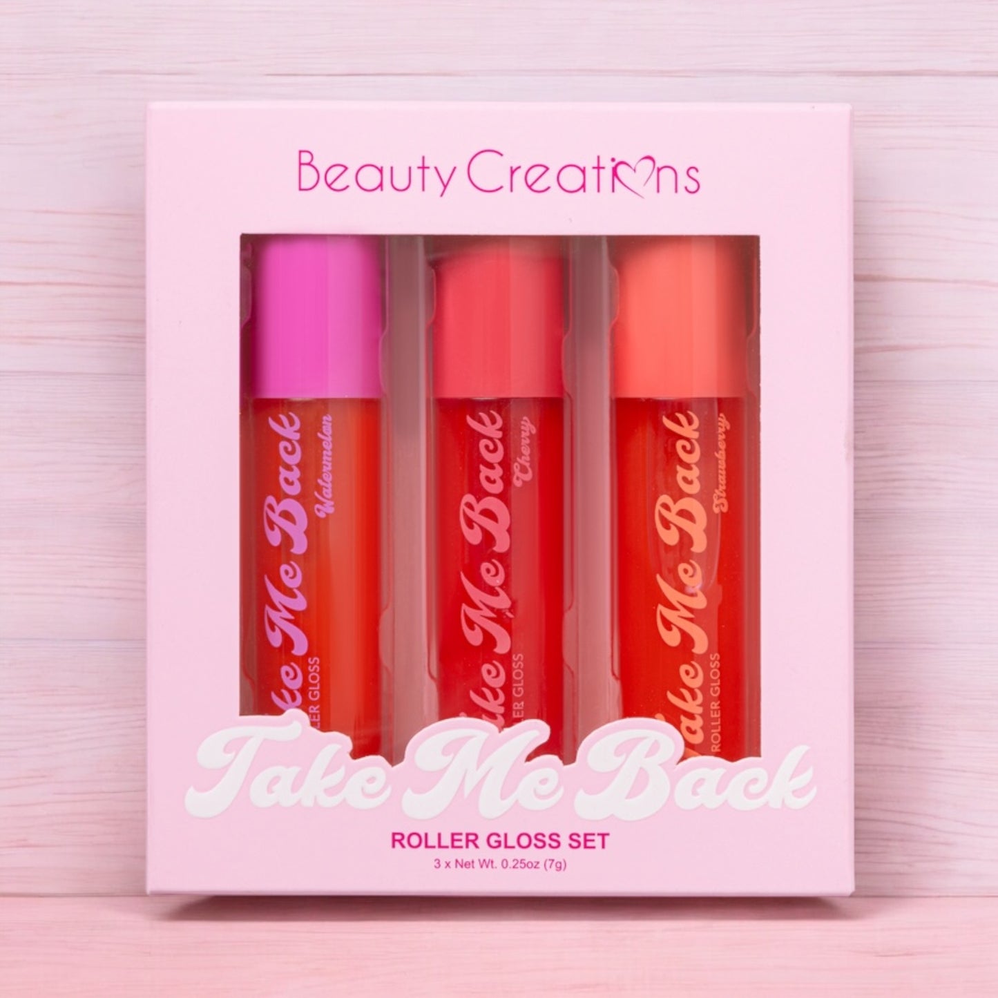 TAKE ME BACK ROLLER GLOSS SET BEAUTY CREATIONS