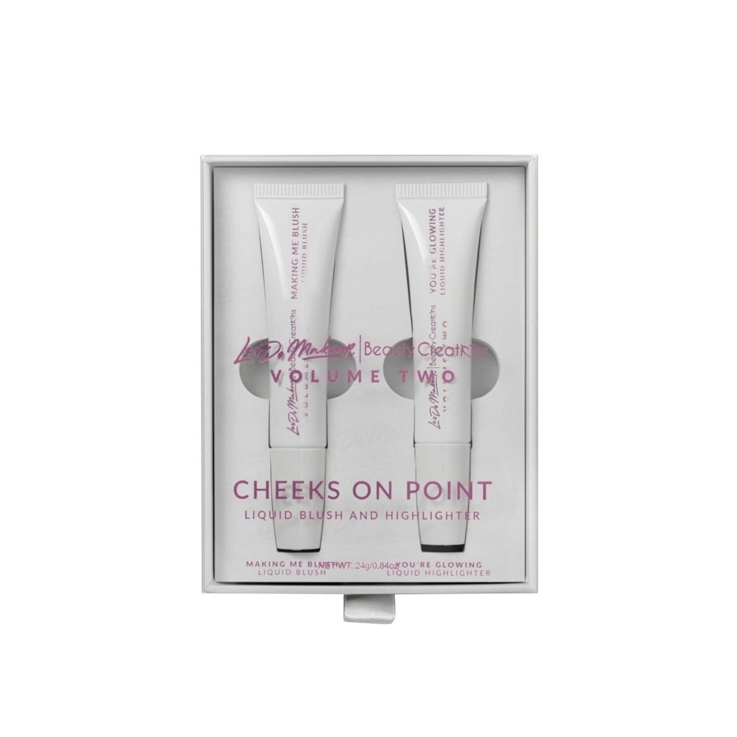LESDO MAKEUP BEAUTY CREATIONS CHEEKS ON POINT LIQUID BLUSH AND HIGHLIGHTER