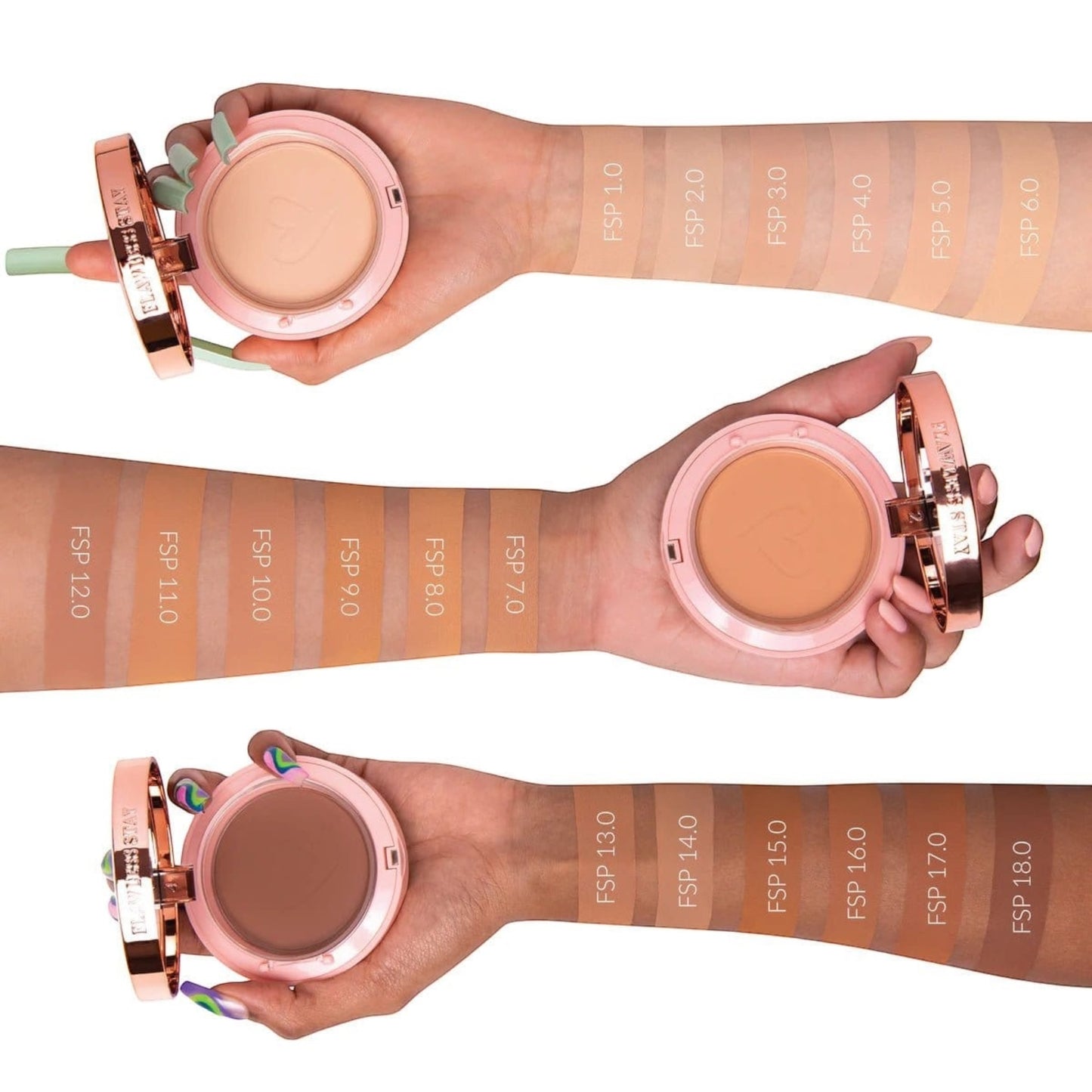 FLAWLESS STAY POWDER FOUNDATION BEAUTY CREATIONS