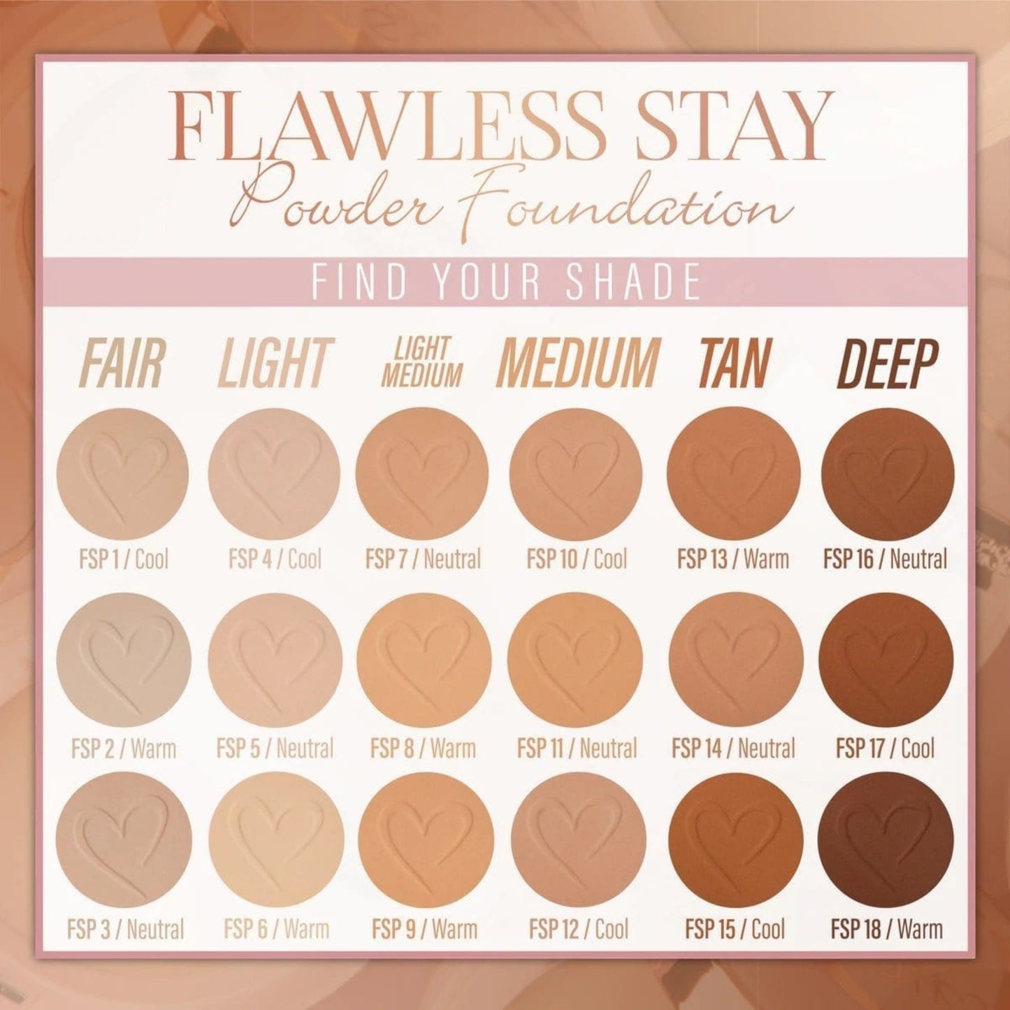 FLAWLESS STAY POWDER FOUNDATION BEAUTY CREATIONS