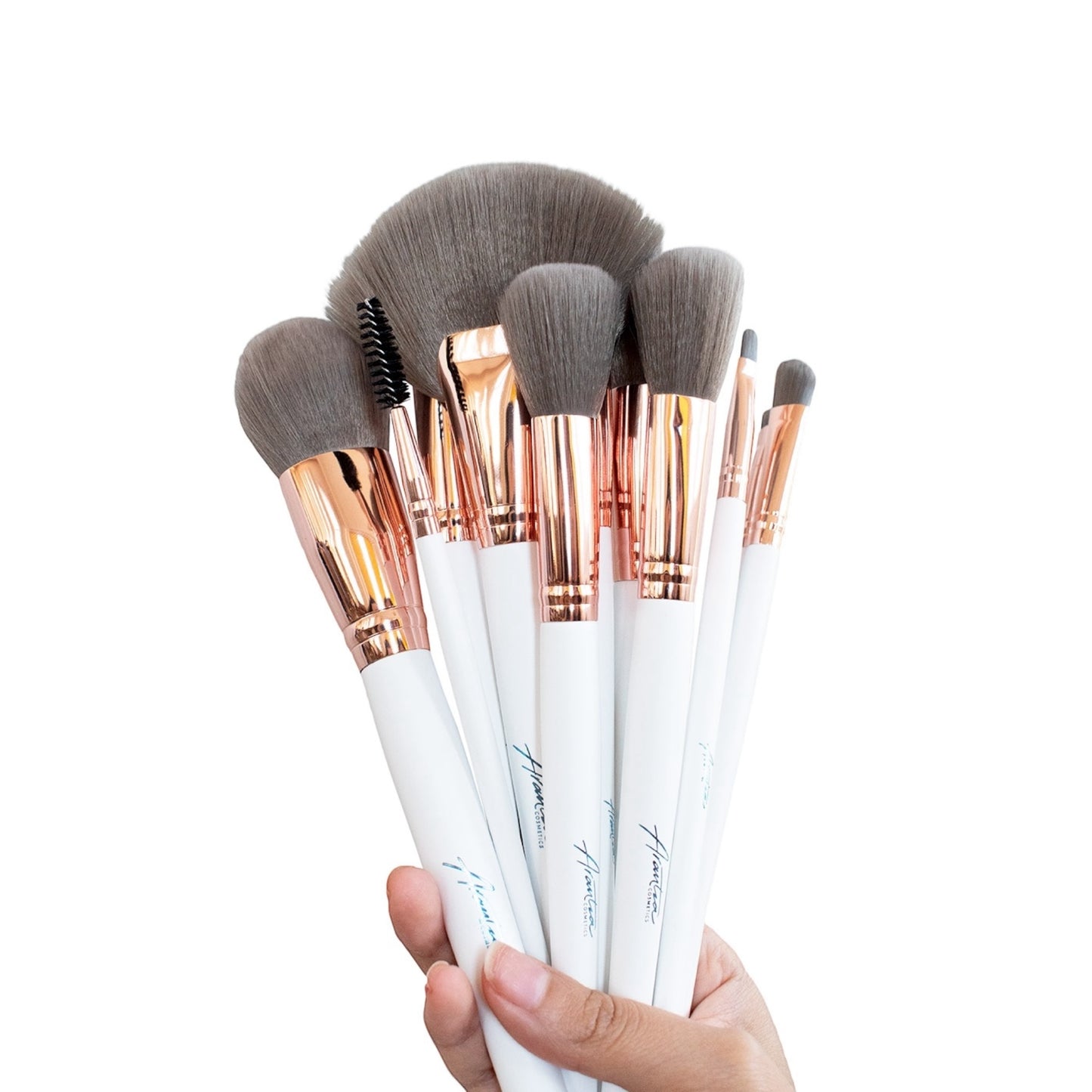 PRO BRUSH SET MAJESTIC WHITE 24 PIEZAS ARANTZA COSMETICS