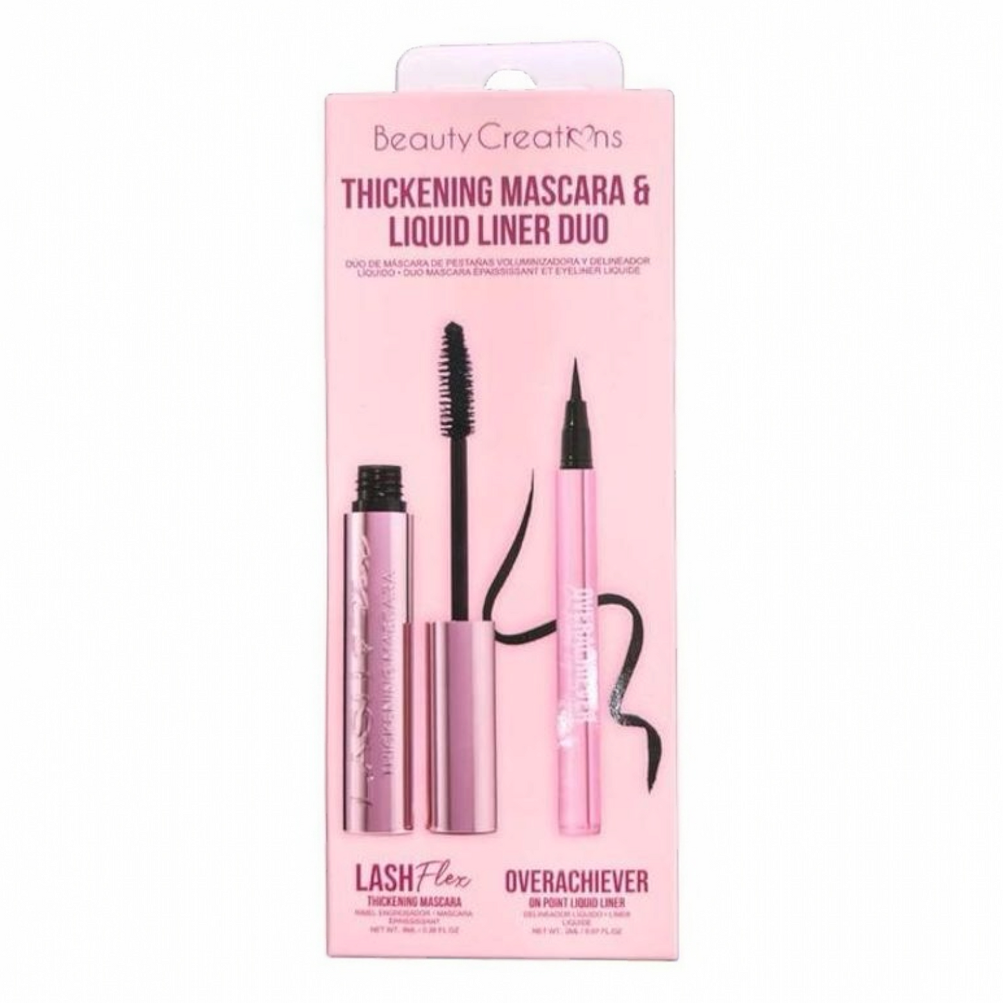 THICKENING MASCARA & LIQUID LINER DUO BEAUTY CREATIONS