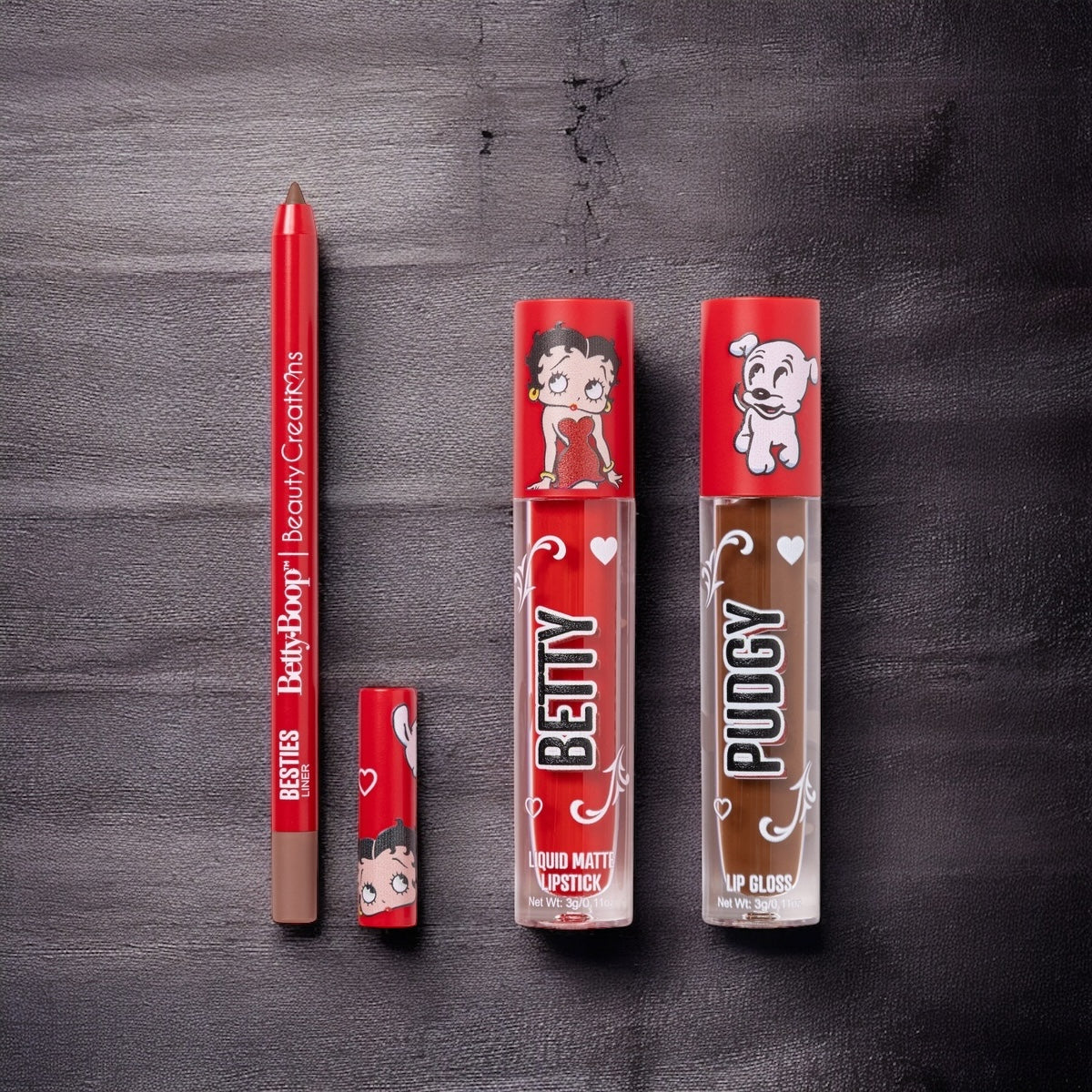 BETTY BOOP X BEAUTY CREATIONS BESITOS LIP TRIO