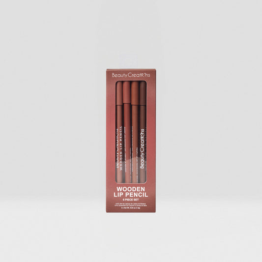 WOODEN LIP PENCIL SET 6 PZAS BEAUTY CREATIONS