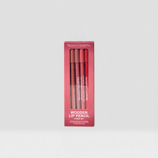 WOODEN LIP PENCIL SET 6 PZAS BEAUTY CREATIONS