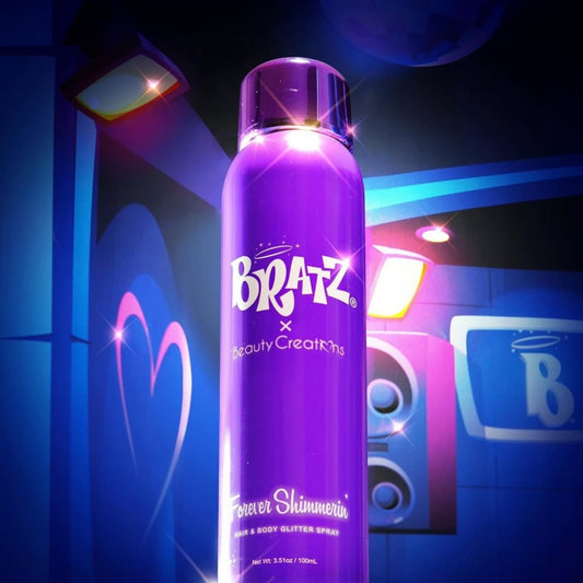 BRATZ X BEAUTY CREATIONS FOREVER SHIMERIN HAIR & BODY GLITTER SPRAY