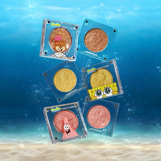 SPONGEBOB SQUAREPANTS X BEAUTY CREATIONS F.U.N. SINGLE SHADOW TRIO SET