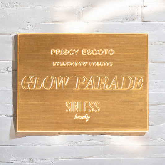 EYESHADOW PALETTE GLOW PARADE PRISCY ESCOTO SINLESS BEAUTY
