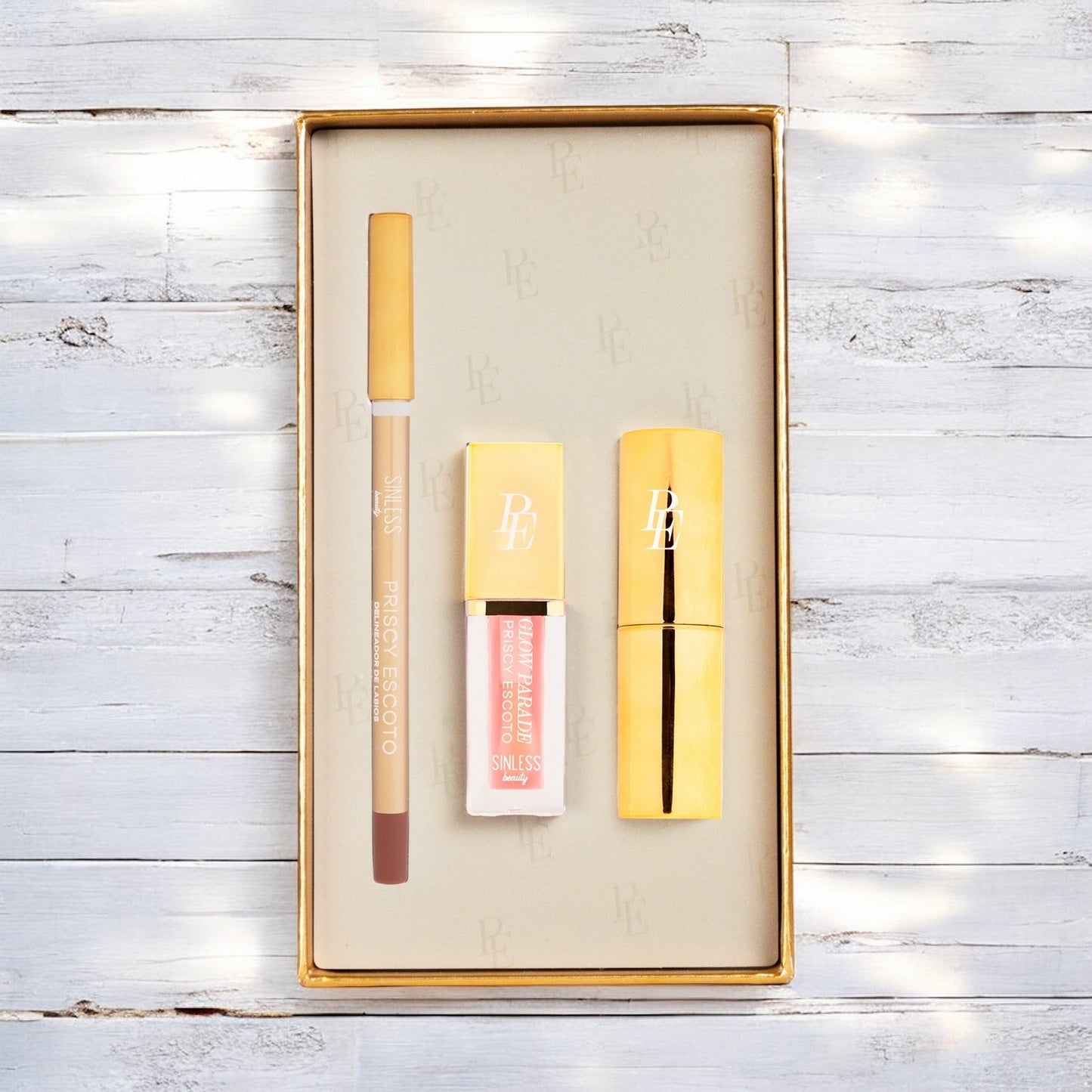 SINLESS BEAUTY GLOW PARADE PRISCY ESCOTO LIP KIT