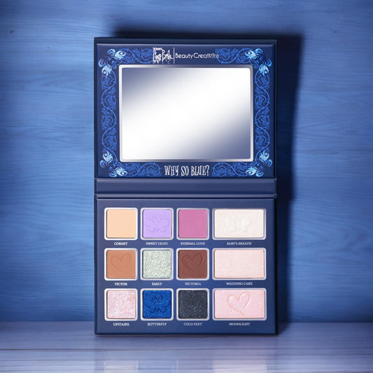 TIM BURTONS CROPSE BRIDE X BEAUTY CREATIONS WHY SO BLUE? MULTI-USE PALETTE