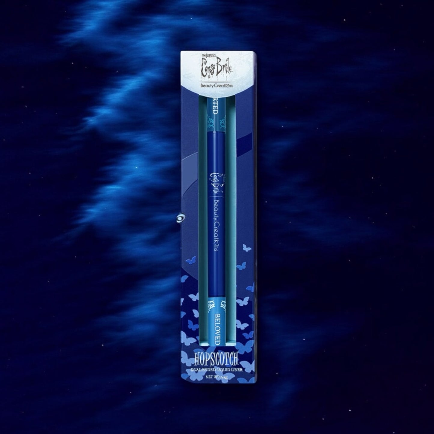 TIM BURTONS CORPSE BRIDE X BEAUTY CREATIONS HOPSCOTCH DUAL ENDED LIQUID LINER