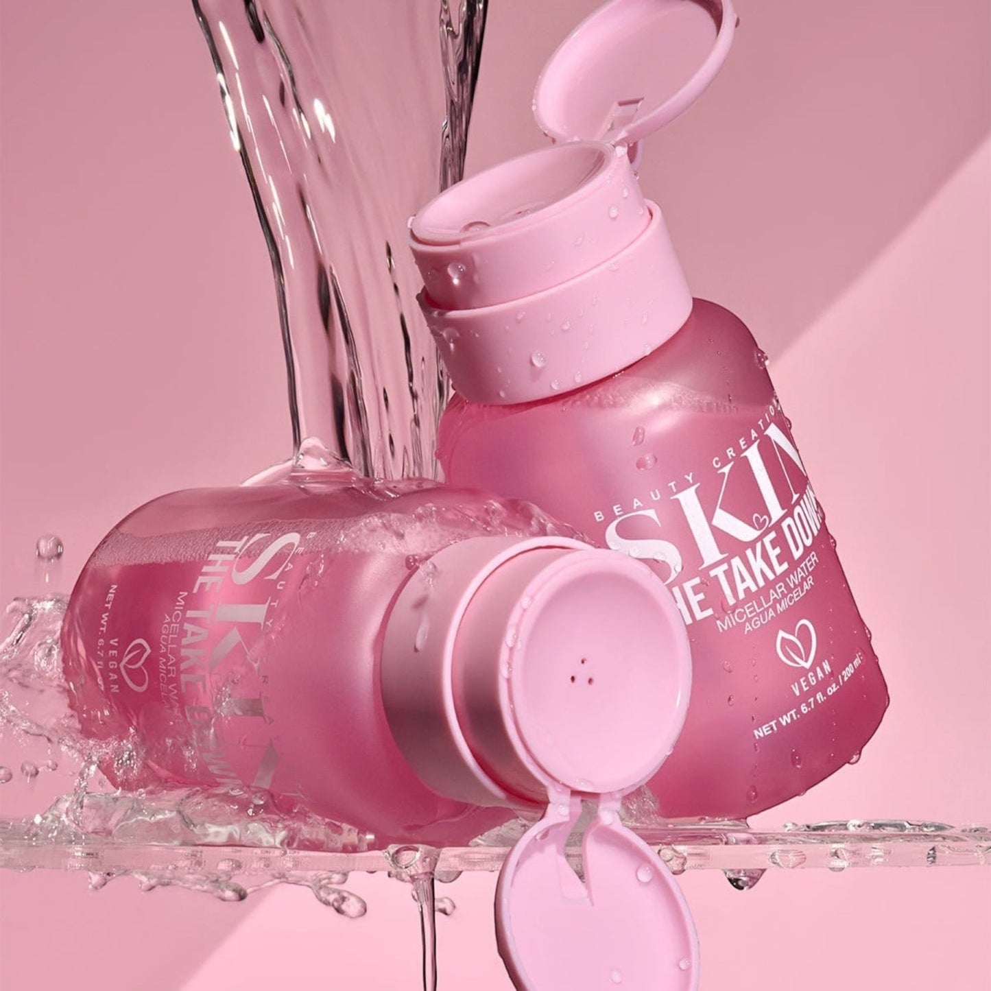 THE TAKE DOWN AGUA MICELAR BEAUTY CREATIONS SKIN