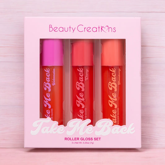 TAKE ME BACK ROLLER GLOSS SET BEAUTY CREATIONS