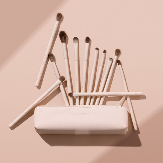 NUDE X 12 PC BRUSH SET BEAUTY CREATIONS