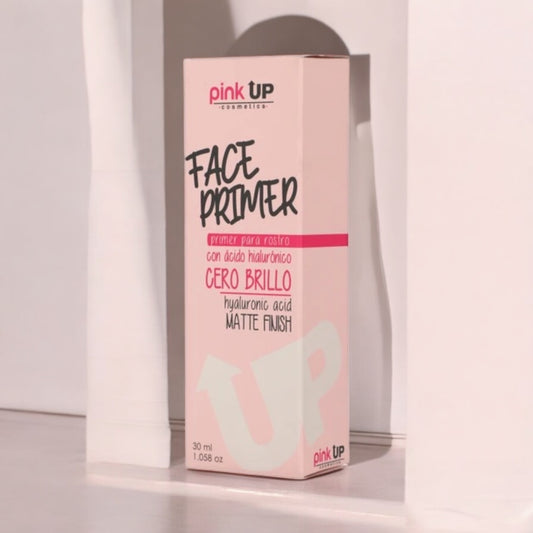 FACE PRIMER CON ACIDO HIALURONICO CERO BRILLO PINK UP