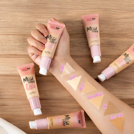 MEGA COVER ALTA COBERTURA SPF 15 PINK UP