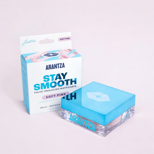 STAY SMOOTH POLVO TRASLUCIDO SOFT PINK ARANTZA COSMETICS
