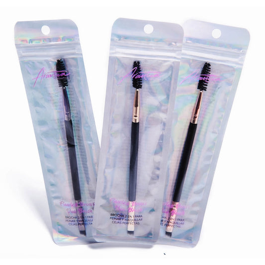 FLAWLESS BROWS DUO BRUSH ARANTZA COSMETICS