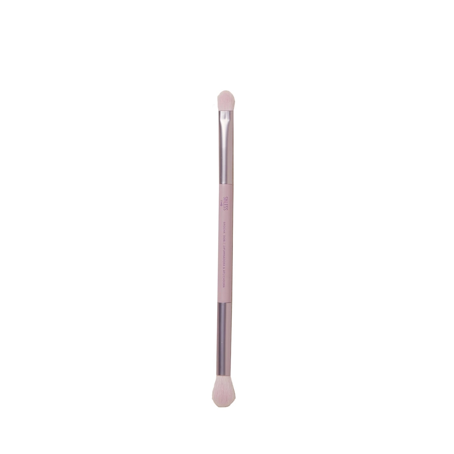 BROCHA DOBLE DIFUMINADORA Y APLICADORA LAVENDER SINLESS BEAUTY
