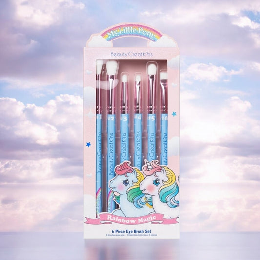 MY LITTLE PONY X BEAUTY CREATIONS RAINBOW MAGIC 6 PIECE EYE BRUSH SET