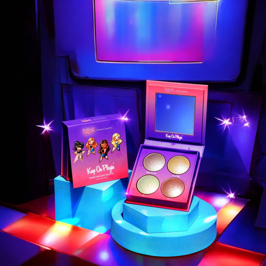 KEEP ON PLAYIN BAKED HIGHLIGHT PALETTE BRATZ X BEAUTY CREATIONS