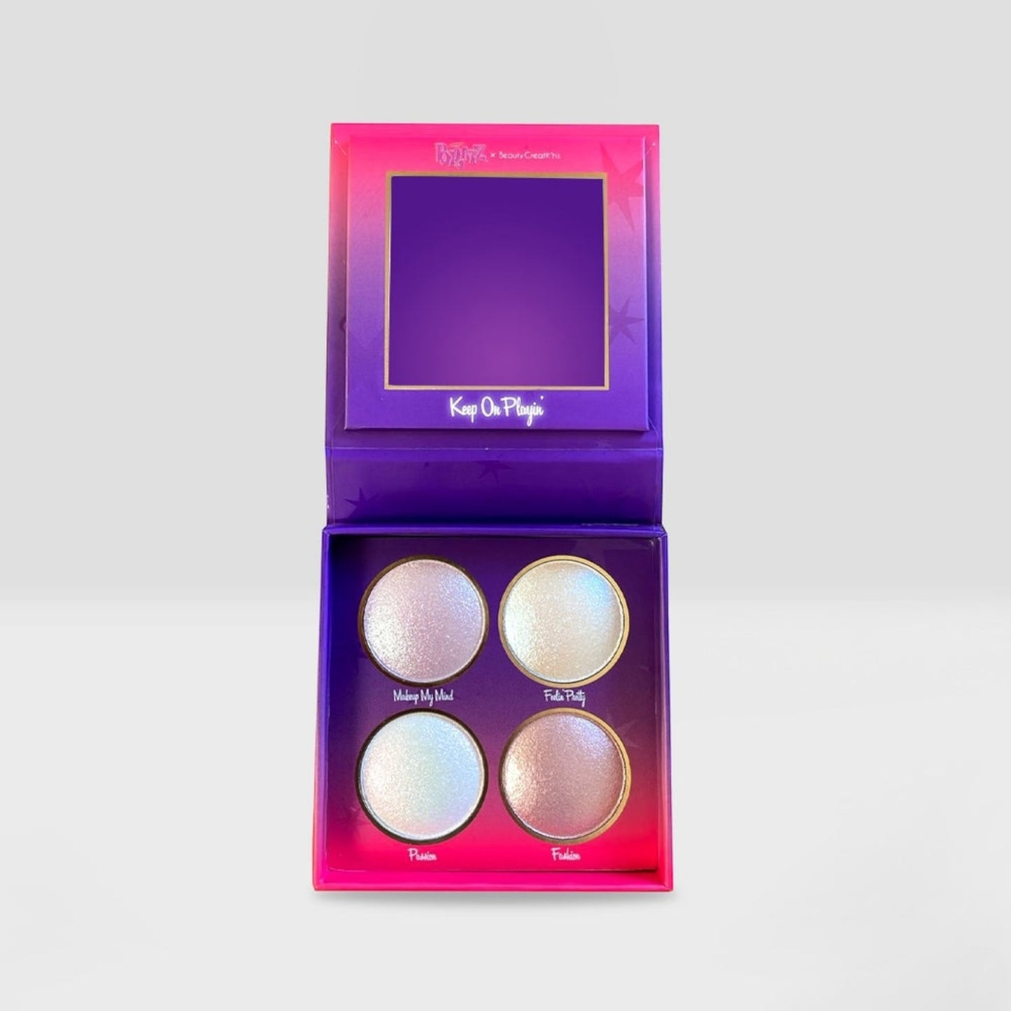 KEEP ON PLAYIN BAKED HIGHLIGHT PALETTE BRATZ X BEAUTY CREATIONS