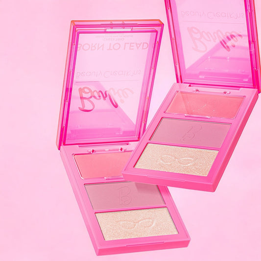 BORN TO LEAD CHEEK TRIO BARBIE X BEAUTY CREATIONS