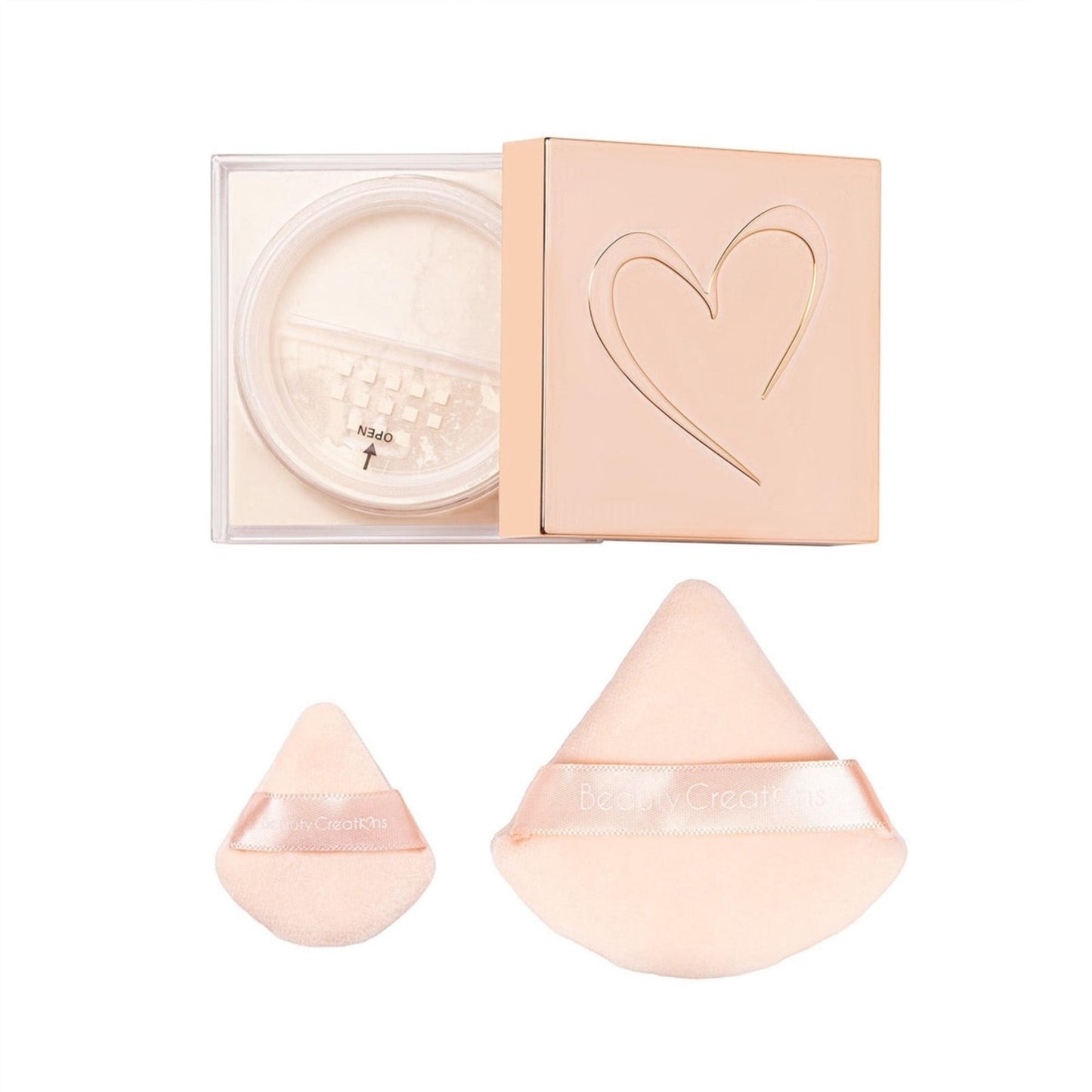 BYE FILTER BUTTERNUT BABE SETTING POWDER + PUFF SET BEAUTY CREATIONS