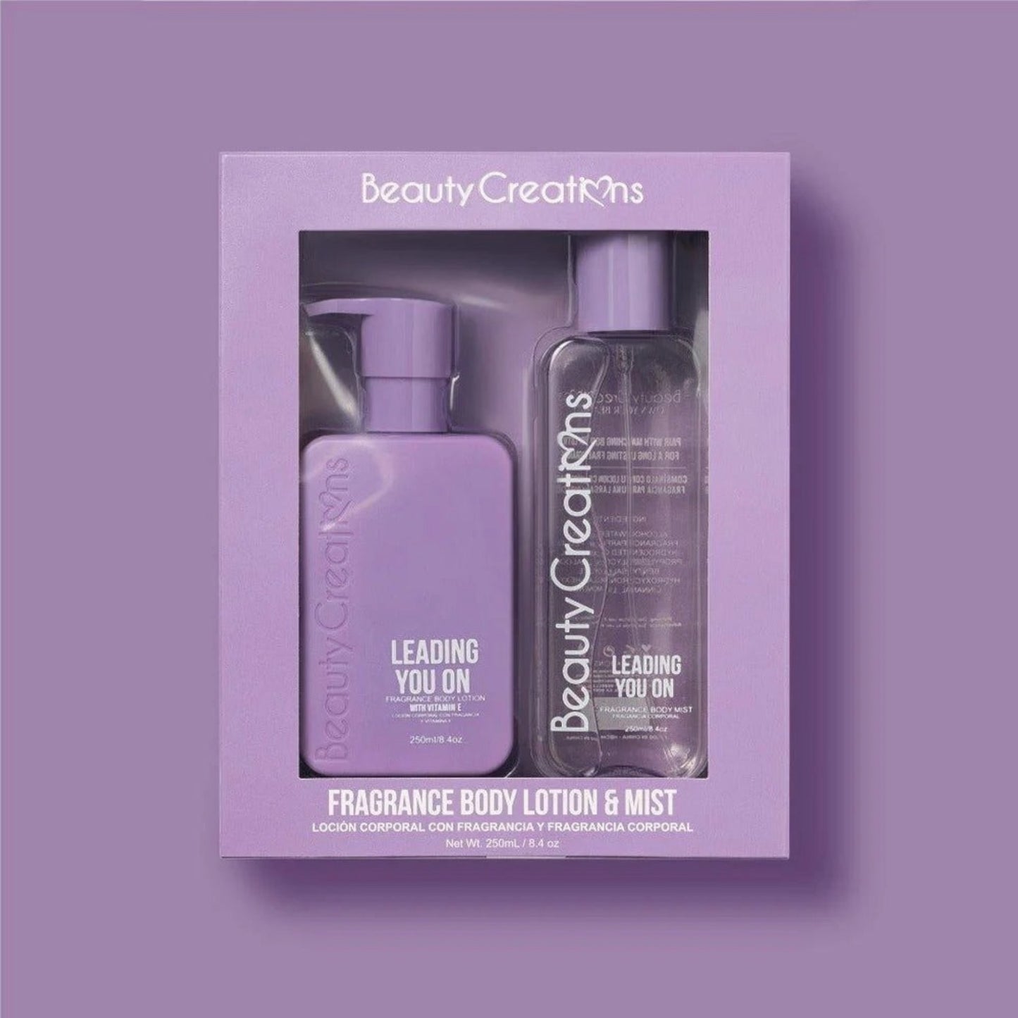 FRAGANCE BODY LOTION & MIST SET BEAUTY CREATIONS