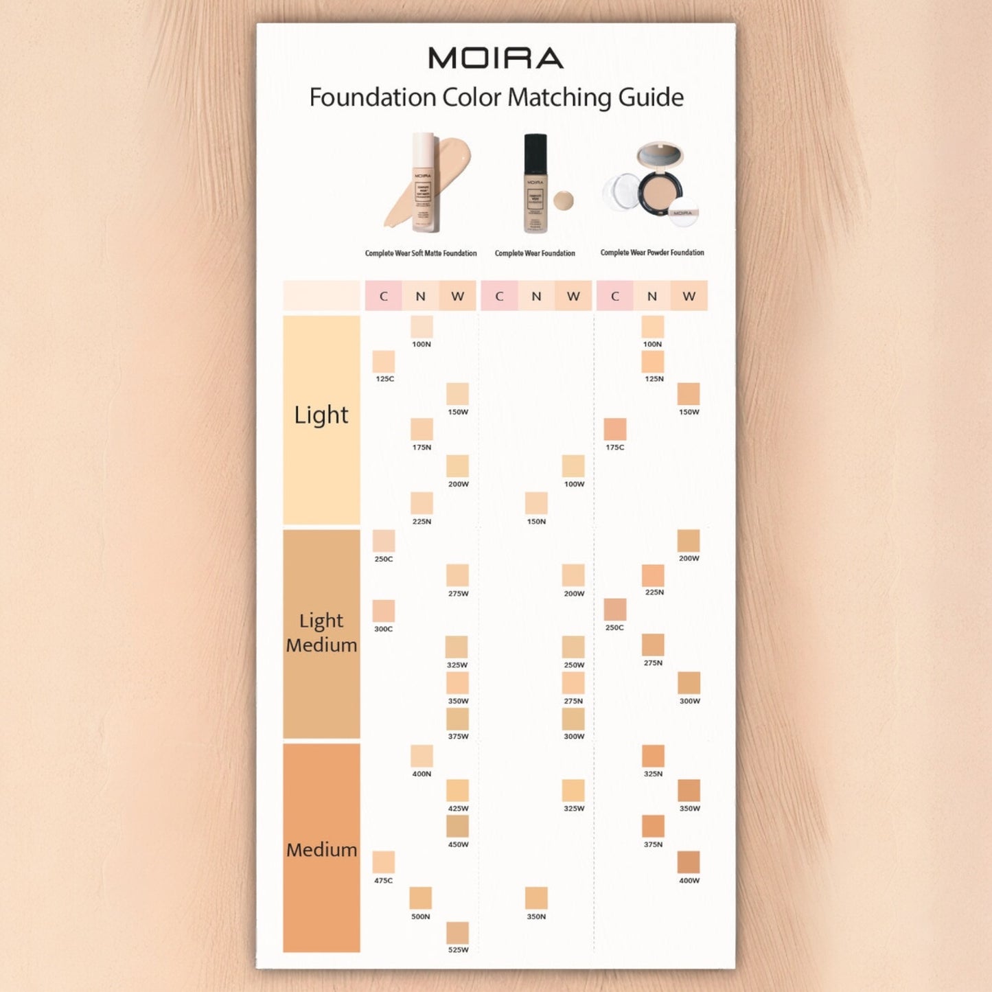 COMPLETE WEAR SOFT MATTE FOUNDATION MOIRA