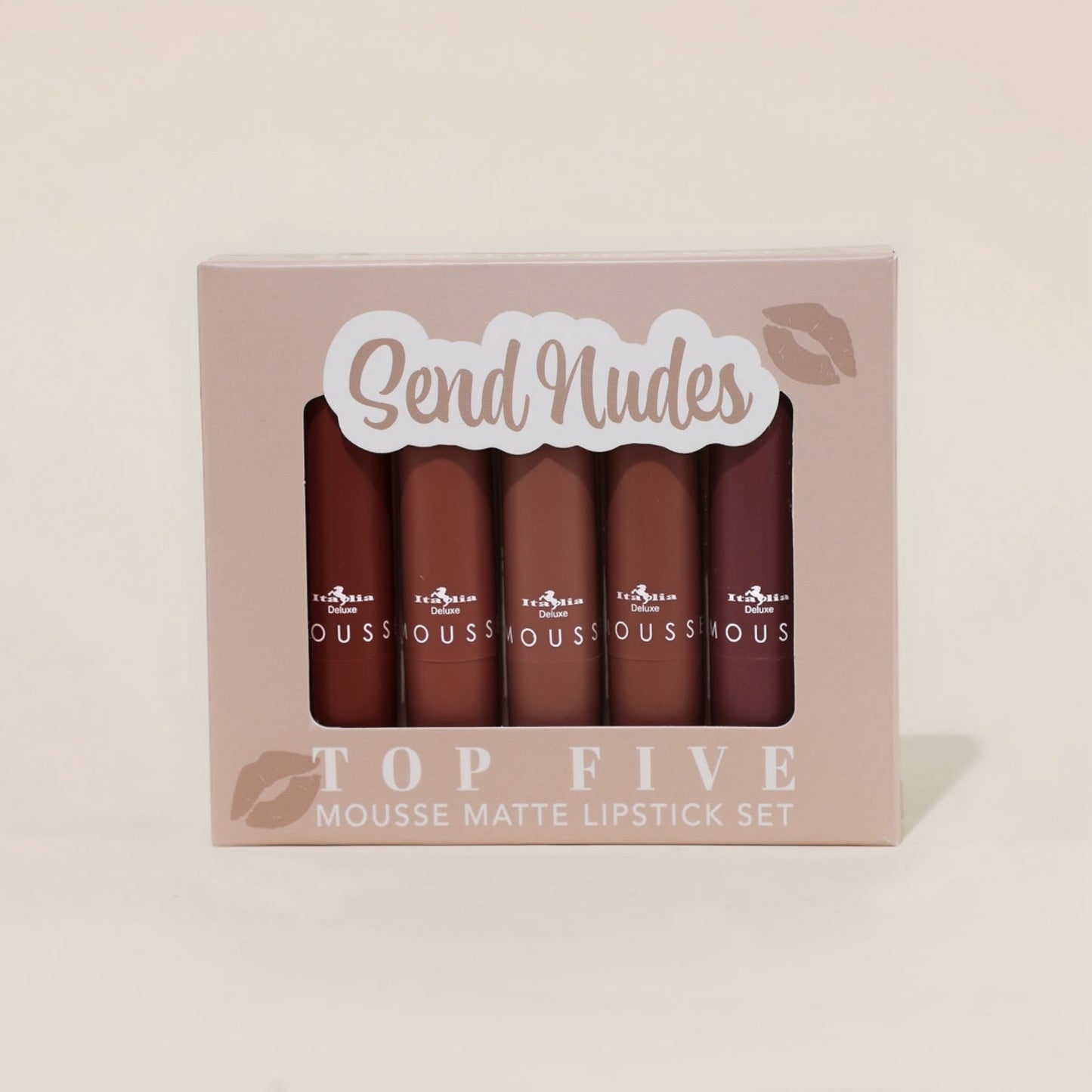 TOP FIVE MOUSSE MATTE LIPSTICK SET ITALIA DELUXE