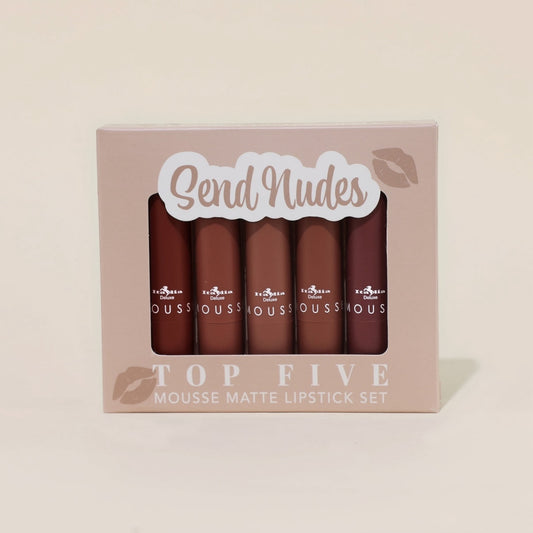 TOP FIVE MOUSSE MATTE LIPSTICK SET ITALIA DELUXE