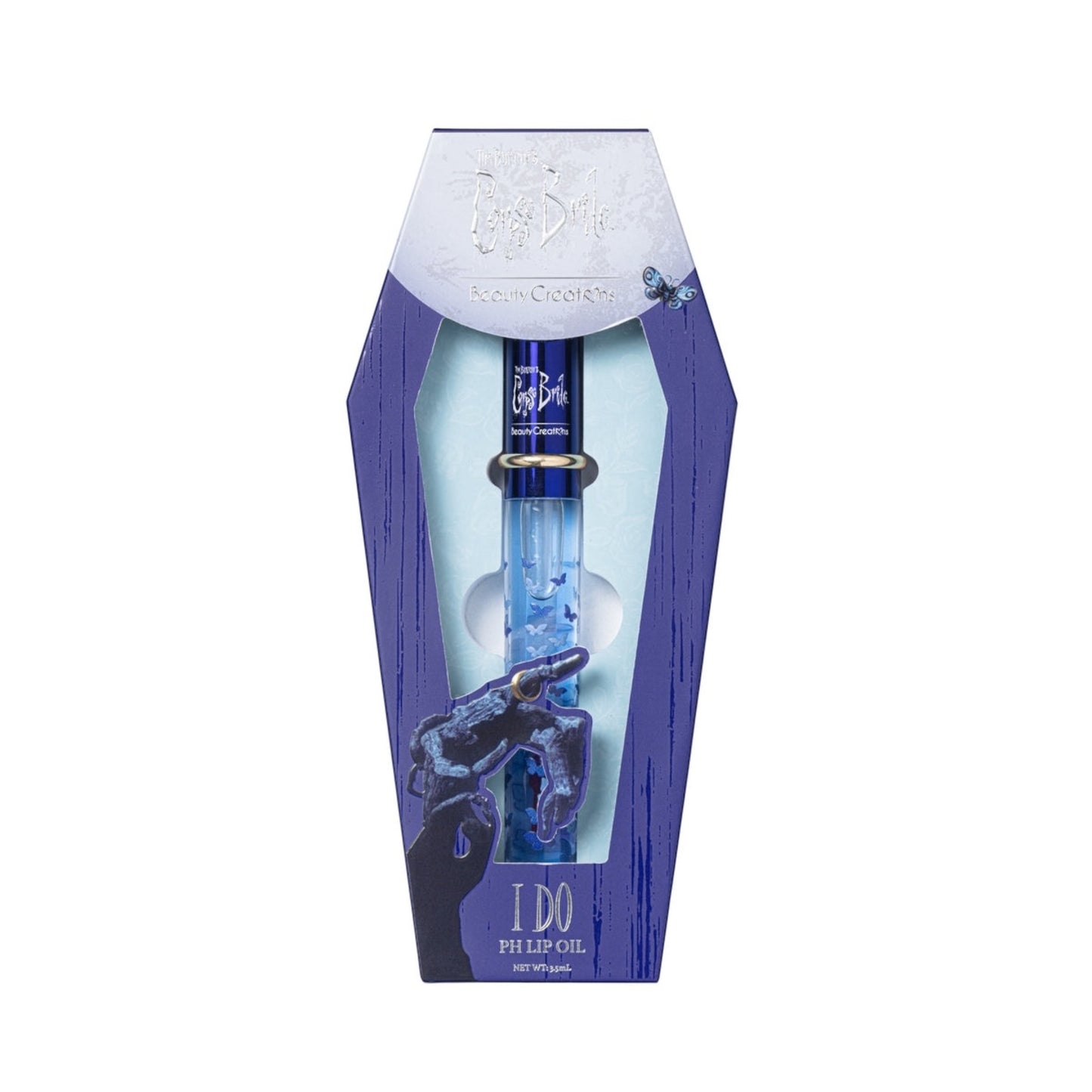 I DO PH LIP OIL TIM BURTON´S CORPSE BRIDE X BEAUTY CREATIONS