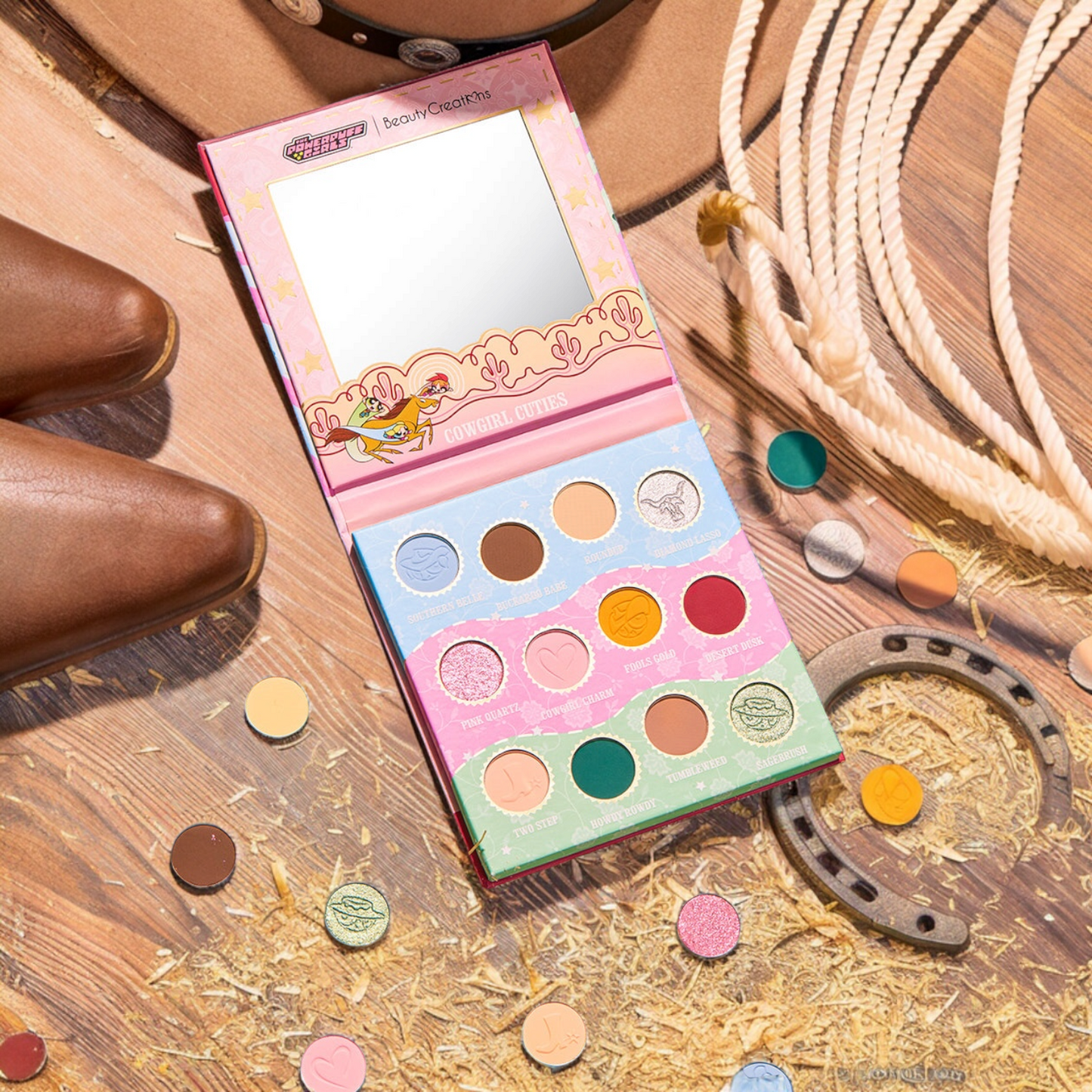 COWGIRL CUTIES SHADOW PALETTE THE POWERPUFF GIRLS
