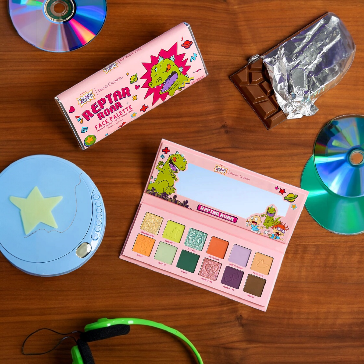 FACE PALETTE REPTAR ROAR RUGRATS X BEAUTY CREATIONS