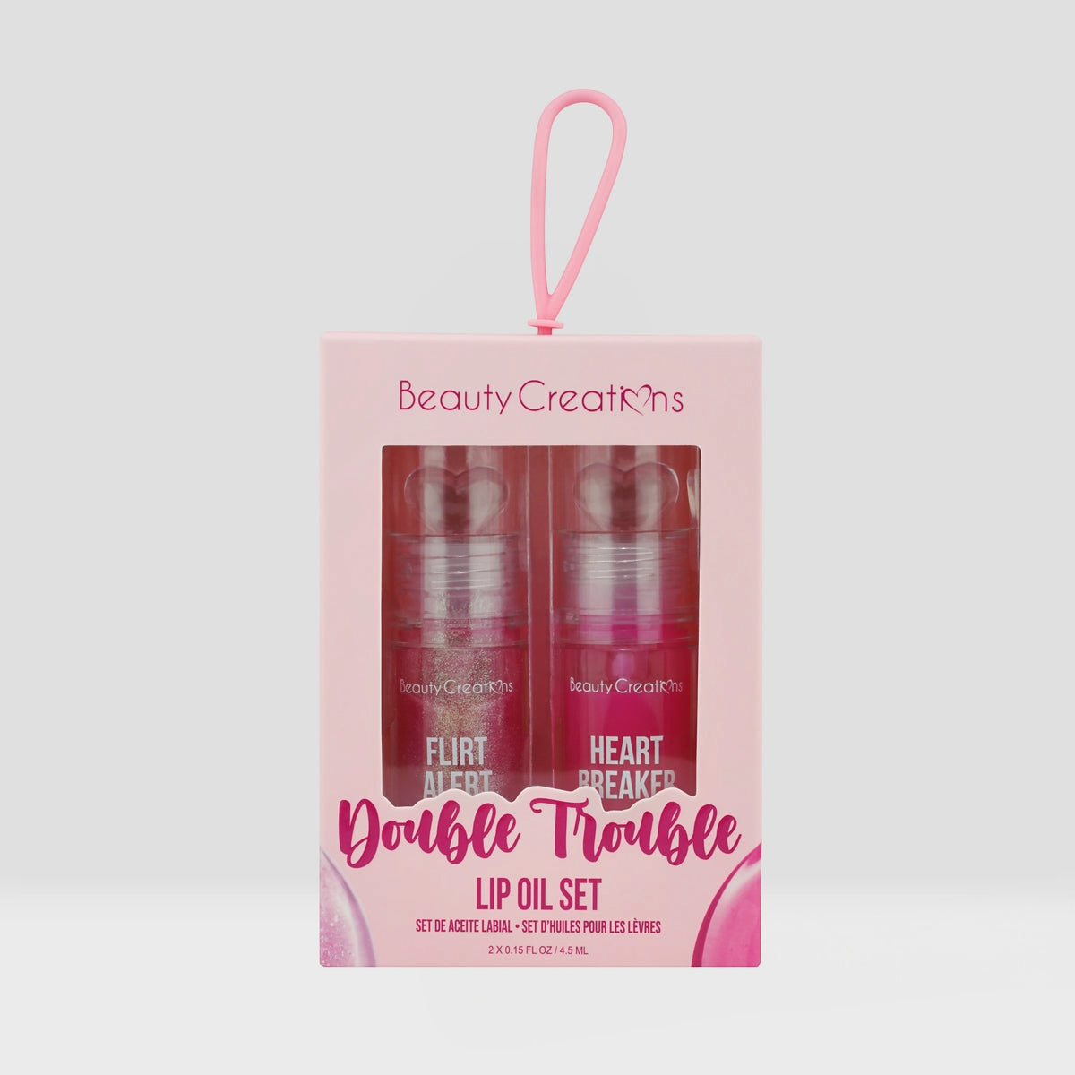 DOUBLE TROUBLE LIP OIL SET BEAUTY CREATIONS