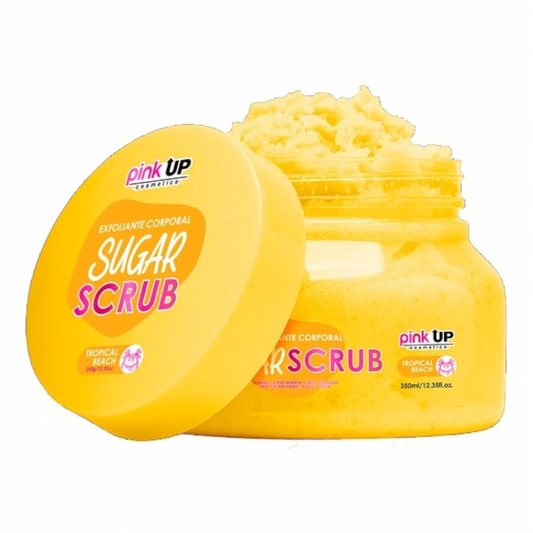 SUGAR SCRUB TROPICAL BEACH PINK UP