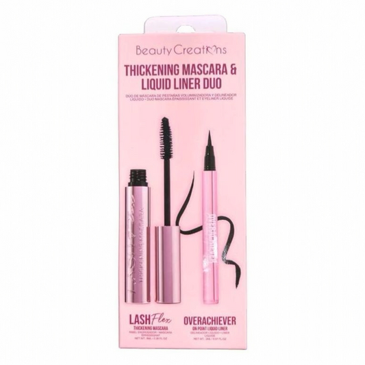 THICKENING MASCARA & LIQUID LINER DUO BEAUTY CREATIONS