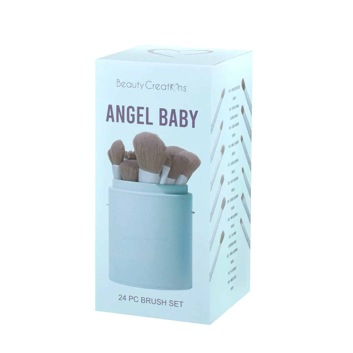 24 PC BRUSH SET ANGEL BABY BEAUTY CREATIONS
